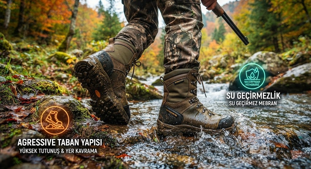 Avcı Botu Seçerken Nelere Dikkat Edilmeli? Su Geçirmezlik ve Taban Özellikleri