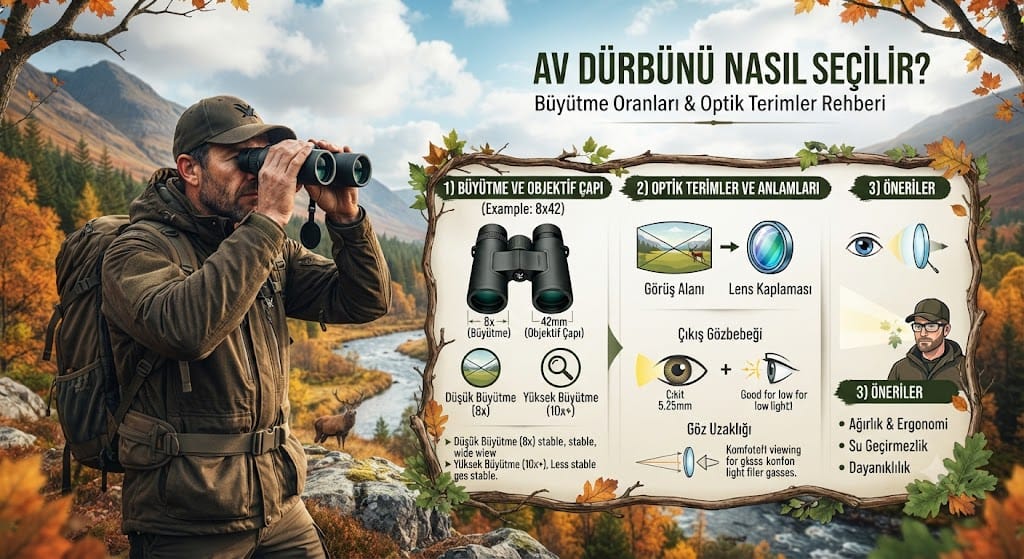 Av Dürbünü Nasıl Seçilir? Büyütme Oranları ve Optik Terimleri
