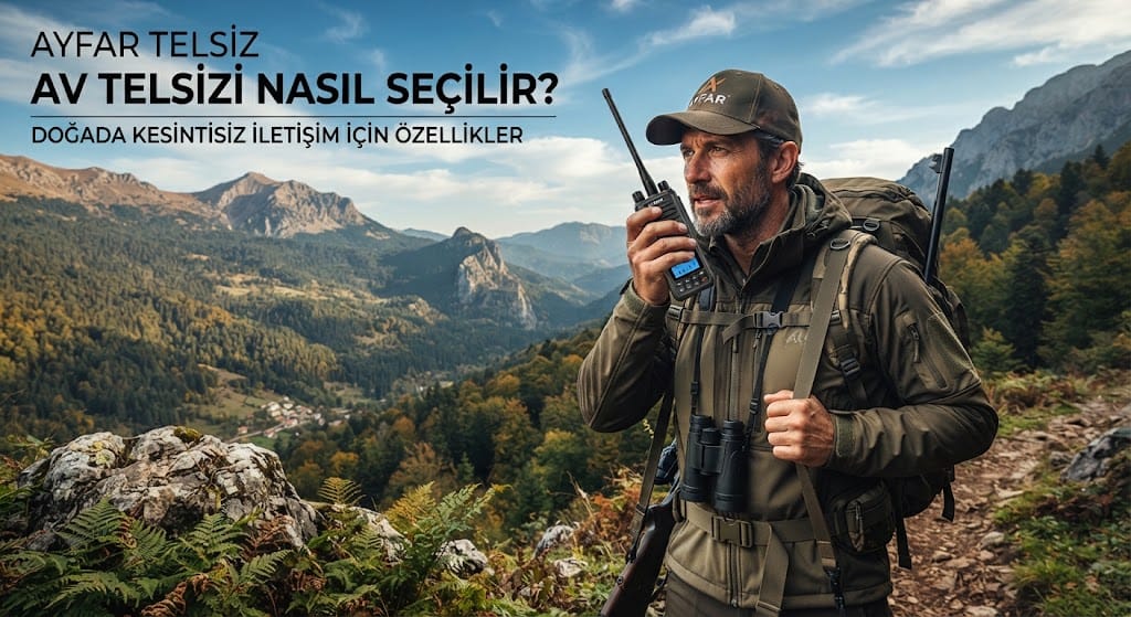 Av Telsizi Nasıl Seçilir? Doğada Kesintisiz İletişim İçin Özellikler