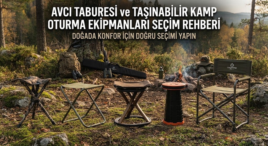Avcı Taburesi ve Taşınabilir Kamp Oturma Ekipmanları Seçim Rehberi