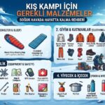 Kış Kampı İçin Gerekli Malzemeler Nelerdir? Soğuk Havada Hayatta Kalma