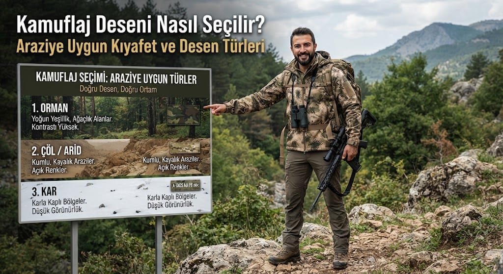 Kamuflaj Deseni Nasıl Seçilir? Araziye Uygun Kıyafet ve Desen Türleri
