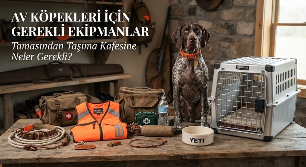 Av Köpekleri İçin Gerekli Ekipmanlar: Tasmasından Taşıma Kafesine Neler Gerekli?